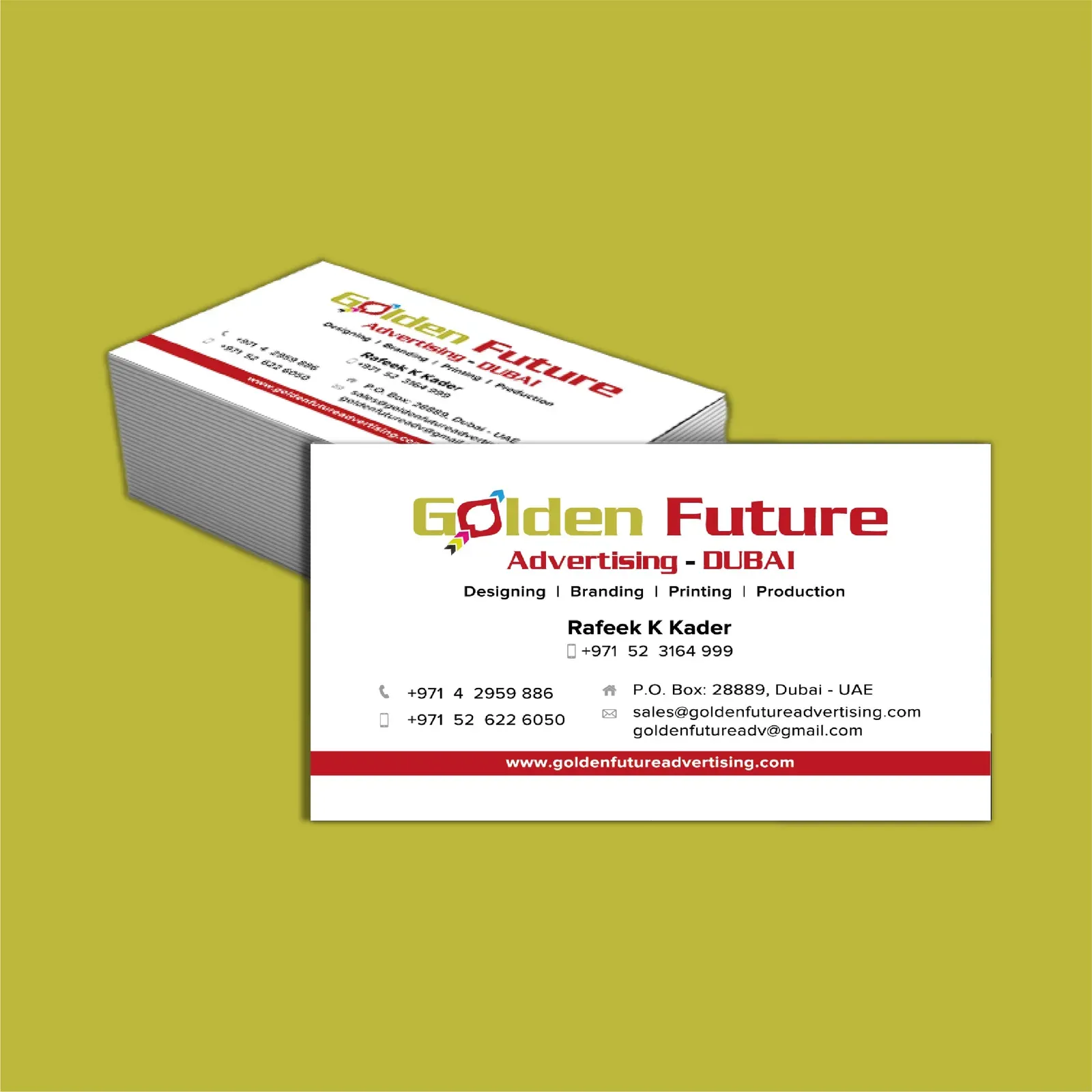 Business Card sample 1